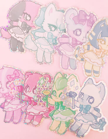 Animal Crossing Magical Girl Stickers